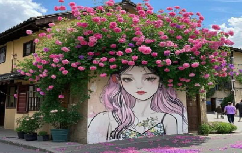 五峰怎么设计网红打卡墙绘