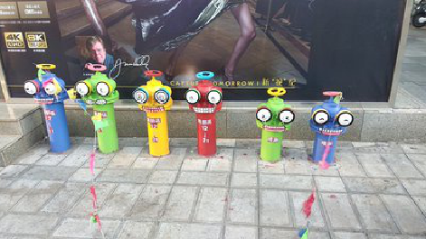 五峰商业区彩绘