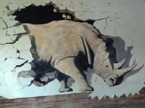 五峰在墙绘中，如何绘制3D效果？