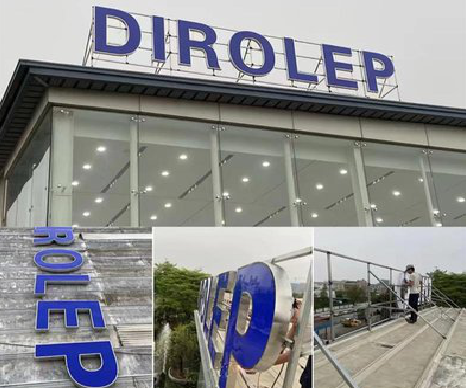 五峰楼顶发光字安装的注意事项。